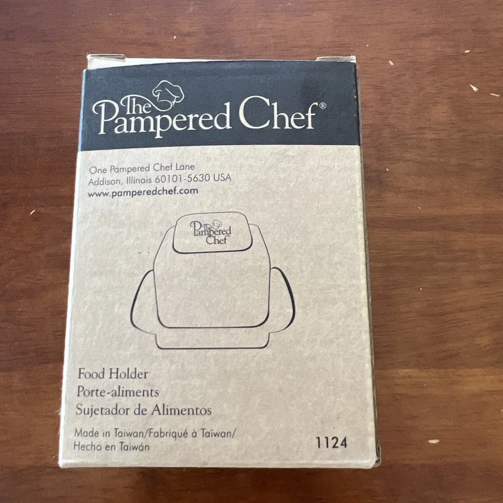 Pampered Chef Food Holder#1124 ‎ Attachment for Microplace adjustable grater